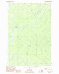 Download a high-resolution, GPS-compatible USGS topo map for Ninemile Bridge, ME (1987 edition)