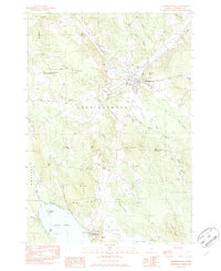 preview thumbnail of historical topo map of Somerset County, ME in 1982