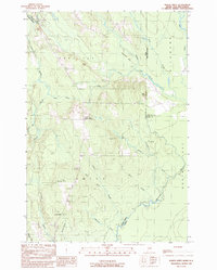 preview thumbnail of historical topo map of Aroostook County, ME in 1989