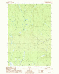 Download a high-resolution, GPS-compatible USGS topo map for North Brook Ridge, ME (1987 edition)
