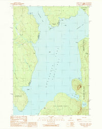 Download a high-resolution, GPS-compatible USGS topo map for North East Carry, ME (1989 edition)