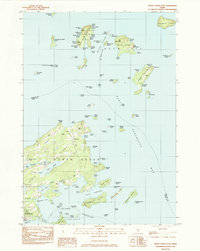 Download a high-resolution, GPS-compatible USGS topo map for North Haven East, ME (1983 edition)
