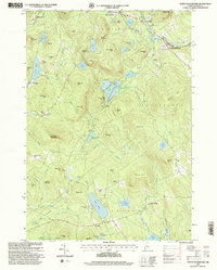 preview thumbnail of historical topo map of Oxford County, ME in 1995