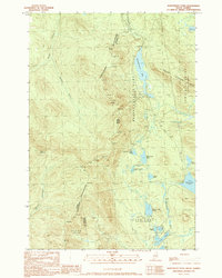 Download a high-resolution, GPS-compatible USGS topo map for Northwest Pond, ME (1990 edition)