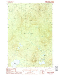 Download a high-resolution, GPS-compatible USGS topo map for Number Four Mtn, ME (1988 edition)