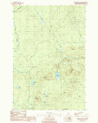 Download a high-resolution, GPS-compatible USGS topo map for Number Nine Lake, ME (1987 edition)