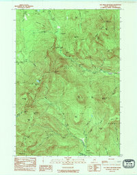Download a high-resolution, GPS-compatible USGS topo map for Old Speck Mountain, ME (1985 edition)