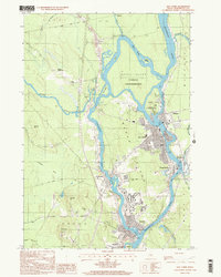 Download a high-resolution, GPS-compatible USGS topo map for Old Town, ME (2001 edition)