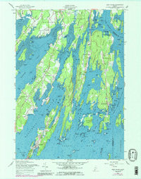 Download a high-resolution, GPS-compatible USGS topo map for Orrs Island, ME (1989 edition)