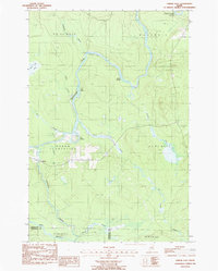 Download a high-resolution, GPS-compatible USGS topo map for Oxbow East, ME (1987 edition)