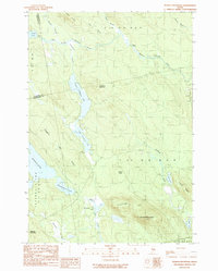 Download a high-resolution, GPS-compatible USGS topo map for Peaked Mountain, ME (1990 edition)