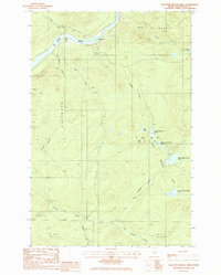 preview thumbnail of historical topo map of Aroostook County, ME in 1985