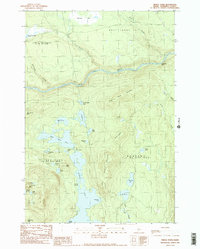 Download a high-resolution, GPS-compatible USGS topo map for Pierce Pond, ME (1989 edition)