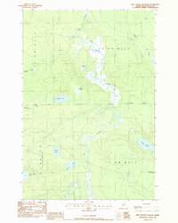Download a high-resolution, GPS-compatible USGS topo map for Pine Stream Flowage, ME (1988 edition)