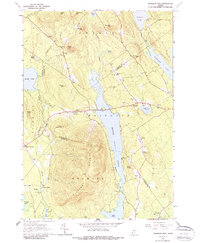 Download a high-resolution, GPS-compatible USGS topo map for Pleasant Mtn, ME (1988 edition)