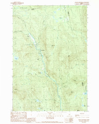 Download a high-resolution, GPS-compatible USGS topo map for Poplar Mountain, ME (1989 edition)