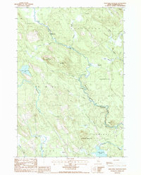 Download a high-resolution, GPS-compatible USGS topo map for Porcupine Mountain, ME (1987 edition)