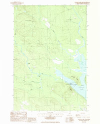Download a high-resolution, GPS-compatible USGS topo map for Portage Lake West, ME (1986 edition)