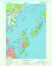 Download a high-resolution, GPS-compatible USGS topo map for Portland East, ME (1977 edition)