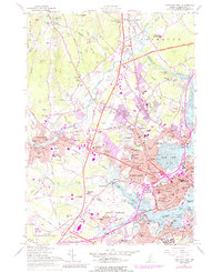 Download a high-resolution, GPS-compatible USGS topo map for Portland West, ME (1988 edition)