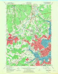 preview thumbnail of historical topo map of Cumberland County, ME in 1956