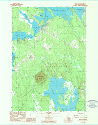 Download a high-resolution, GPS-compatible USGS topo map for Princeton, ME (1990 edition)