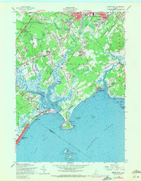 Download a high-resolution, GPS-compatible USGS topo map for Prouts Neck, ME (1971 edition)