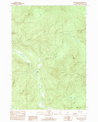 Download a high-resolution, GPS-compatible USGS topo map for Puzzle Mountain, ME (1985 edition)