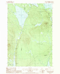Download a high-resolution, GPS-compatible USGS topo map for Ragged Mountain, ME (1988 edition)