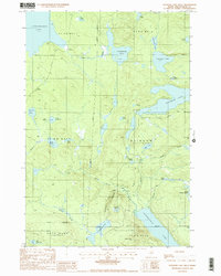 Download a high-resolution, GPS-compatible USGS topo map for Rainbow Lake West, ME (1988 edition)