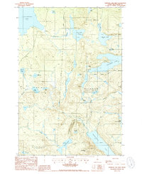 Download a high-resolution, GPS-compatible USGS topo map for Rainbow Lake West, ME (1988 edition)