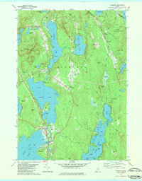 preview thumbnail of historical topo map of Cumberland County, ME in 1981