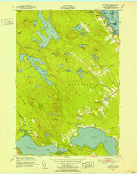 Download a high-resolution, GPS-compatible USGS topo map for Red Beach, ME (1952 edition)