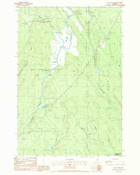preview thumbnail of historical topo map of Aroostook County, ME in 1988