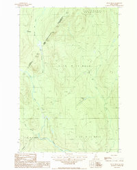 preview thumbnail of historical topo map of Aroostook County, ME in 1987