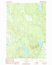 Download a high-resolution, GPS-compatible USGS topo map for Round Lake, ME (1990 edition)