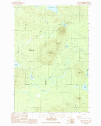 Download a high-resolution, GPS-compatible USGS topo map for Round Mountain, ME (1986 edition)