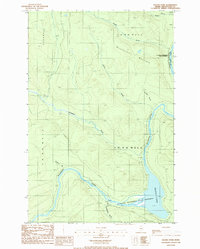 Download a high-resolution, GPS-compatible USGS topo map for Round Pond, ME (1986 edition)