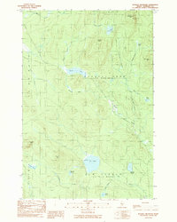 Download a high-resolution, GPS-compatible USGS topo map for Russell Mountain, ME (1989 edition)