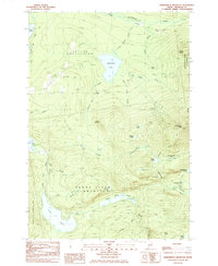 Download a high-resolution, GPS-compatible USGS topo map for Saddleback Mountain, ME (1985 edition)