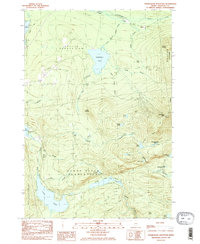 Download a high-resolution, GPS-compatible USGS topo map for Saddleback Mountain, ME (1985 edition)
