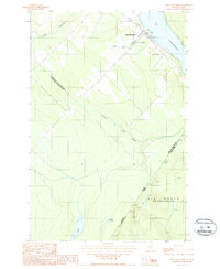 preview thumbnail of historical topo map of Aroostook County, ME in 1987