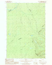 Download a high-resolution, GPS-compatible USGS topo map for Sandy Bay Mountain, ME (1989 edition)