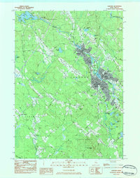 Download a high-resolution, GPS-compatible USGS topo map for Sanford, ME (1984 edition)