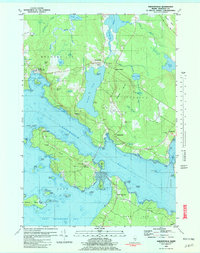 Download a high-resolution, GPS-compatible USGS topo map for Sargentville, ME (1982 edition)