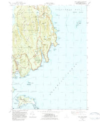 Download a high-resolution, GPS-compatible USGS topo map for Seal Harbor, ME (1983 edition)