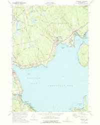 Download a high-resolution, GPS-compatible USGS topo map for Searsport, ME (1991 edition)