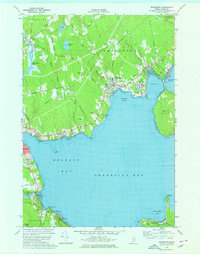 preview thumbnail of historical topo map of Waldo County, ME in 1973