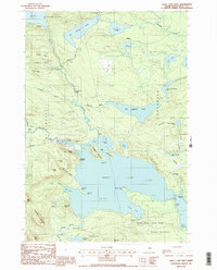 Download a high-resolution, GPS-compatible USGS topo map for Sebec Lake West, ME (1988 edition)
