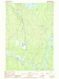Download a high-resolution, GPS-compatible USGS topo map for Seboeis, ME (1988 edition)
